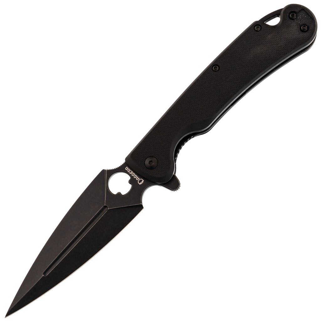 Складной нож Dagger Arrow All Black, сталь D2, рукоять G10 от компании Admi - фото 1