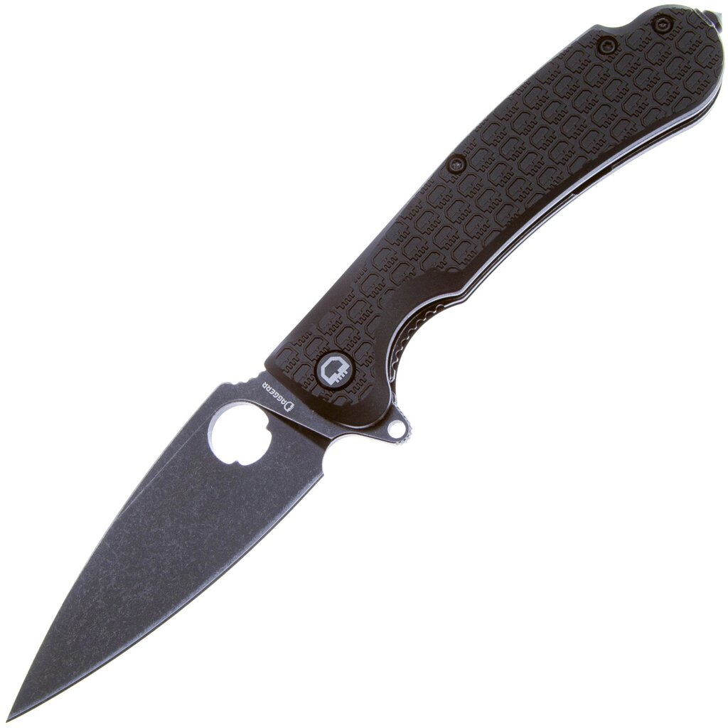 Складной нож Daggerr Resident All Black, сталь 8Cr14MoV, рукоять FRN от компании Admi - фото 1
