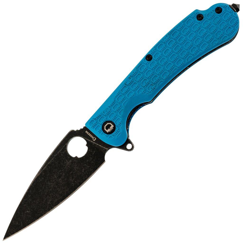 Складной нож Daggerr Resident Blue BW, сталь 8Cr14MoV, рукоять FRN от компании Admi - фото 1