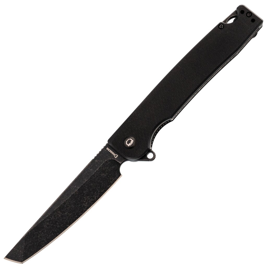 Складной нож Daggerr Ronin 2.0 All Black, сталь D2, рукоять G10 от компании Admi - фото 1