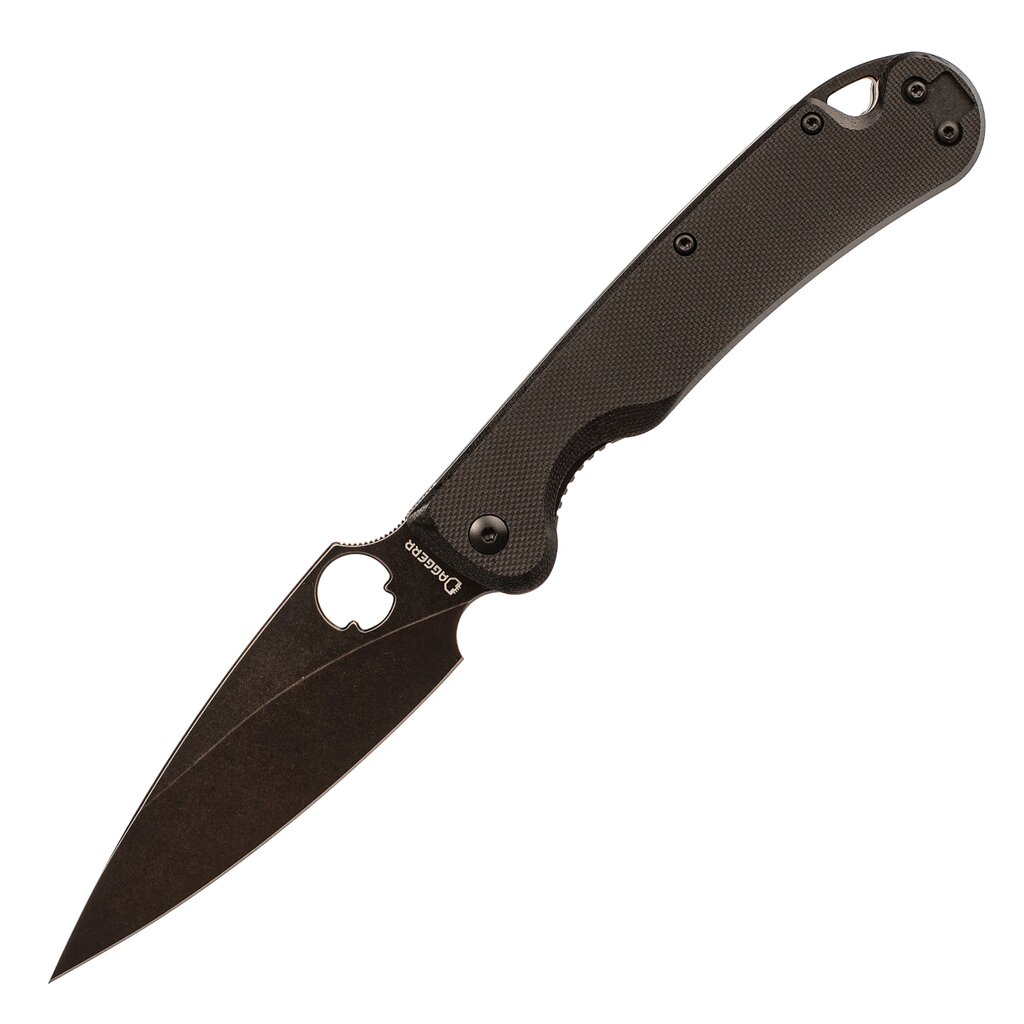 Складной нож Daggerr Sting Black BW, сталь D2, рукоять G10 от компании Admi - фото 1