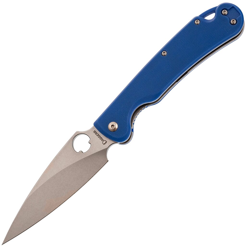 Складной нож Daggerr Sting Blue SW, сталь D2, рукоять G10 от компании Admi - фото 1