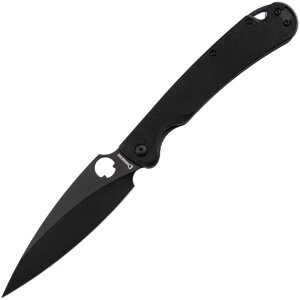 Складной нож Daggerr Sting XL all black DLC, сталь D2, рукоять G10