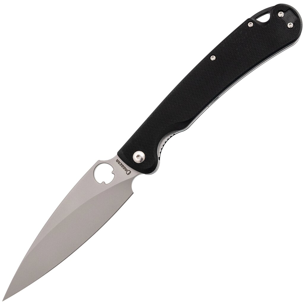 Складной нож Daggerr Sting XL All Black, сталь VG-10, рукоять G10 от компании Admi - фото 1