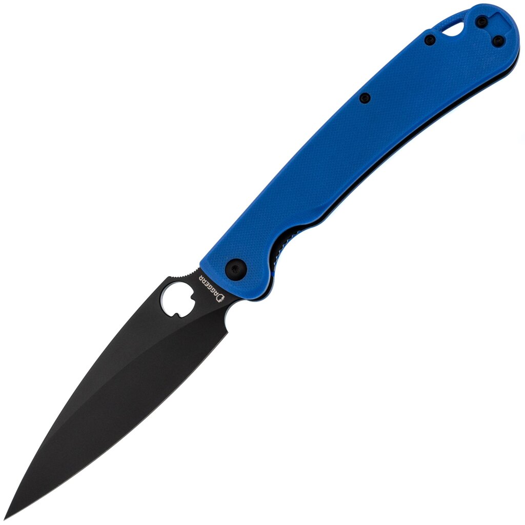 Складной нож Daggerr Sting XL Blue BW DLC, сталь D2, рукоять G10 от компании Admi - фото 1