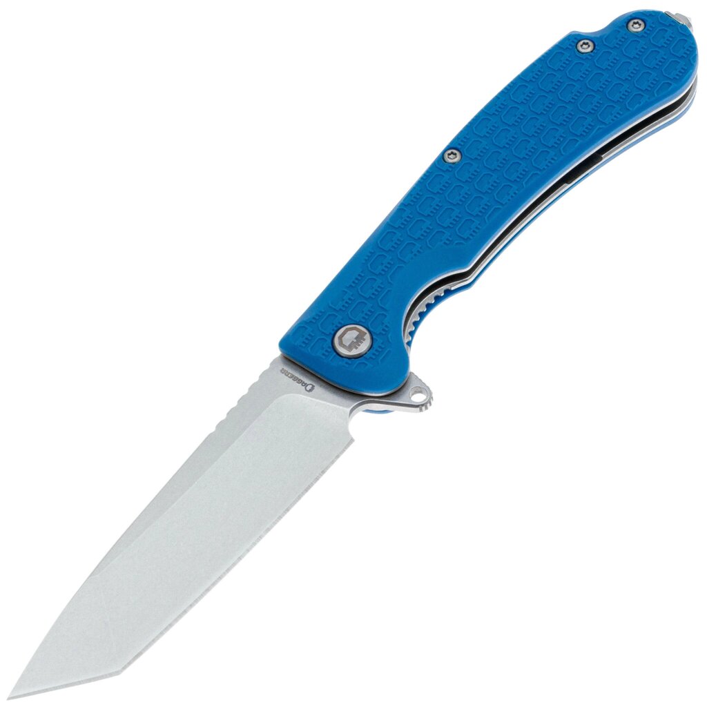 Складной нож Daggerr Yakuza Blue SW DL, сталь 8Cr14MoV, рукоять FRN от компании Admi - фото 1