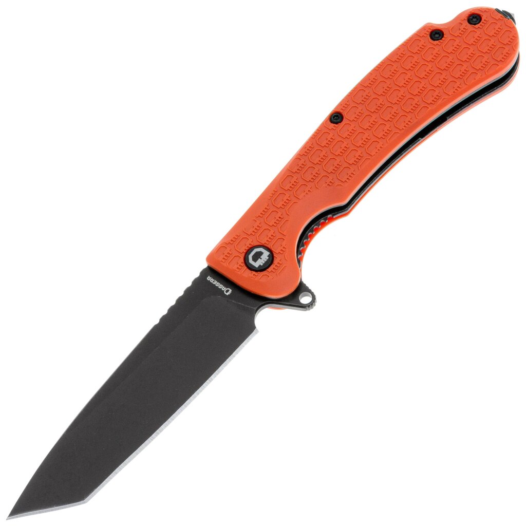 Складной нож Daggerr Yakuza Orange BW DL, сталь 8Cr14MoV, рукоять FRN от компании Admi - фото 1