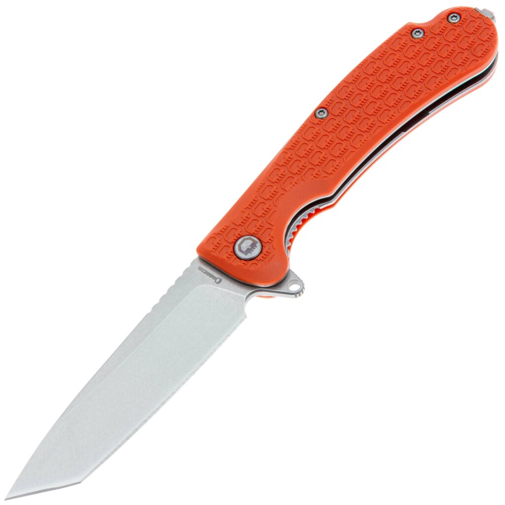 Складной нож Daggerr Yakuza Orange SW DL, сталь 8Cr14MoV, рукоять FRN от компании Admi - фото 1
