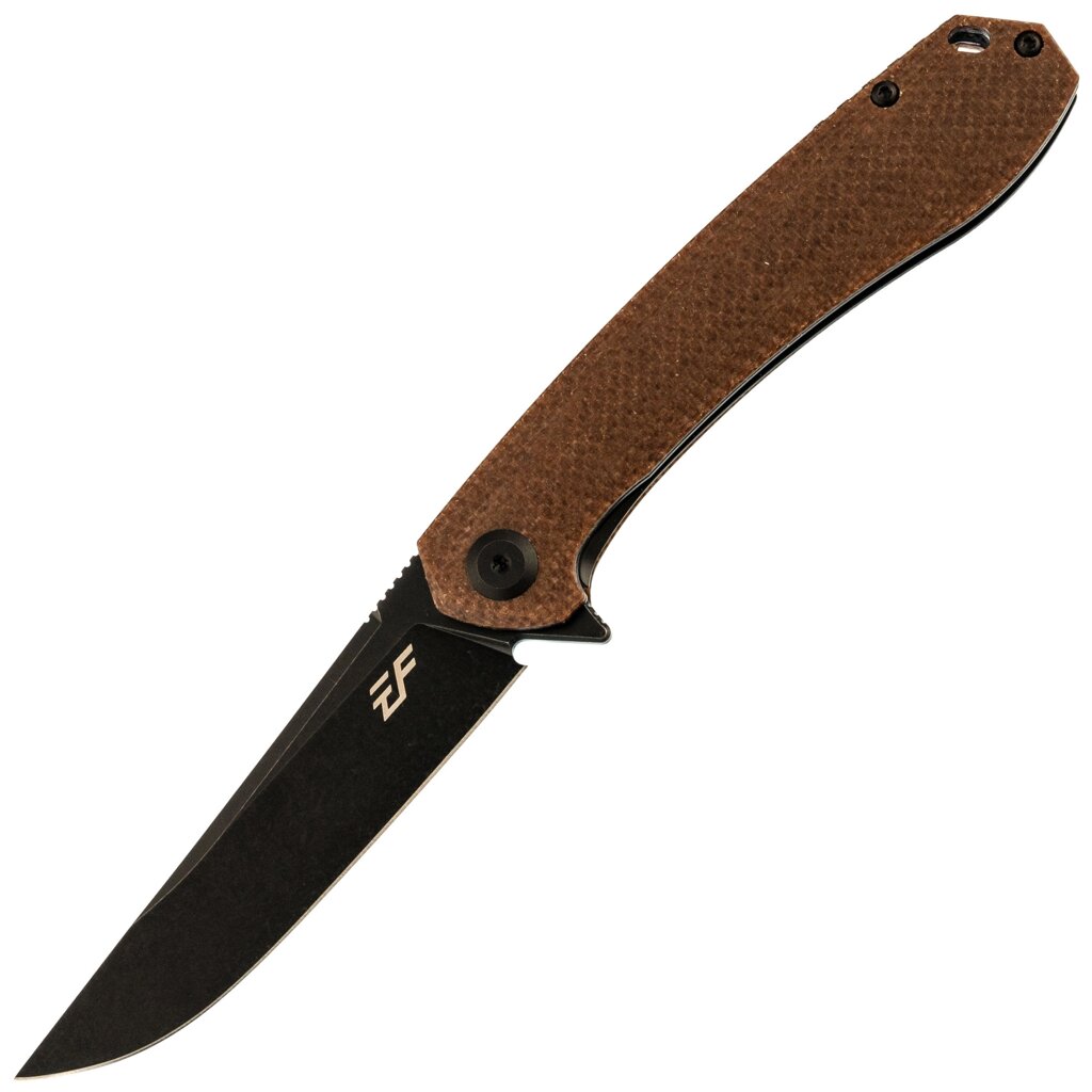 Складной нож Eafengrow EF947 brown, сталь D2, микарта от компании Admi - фото 1