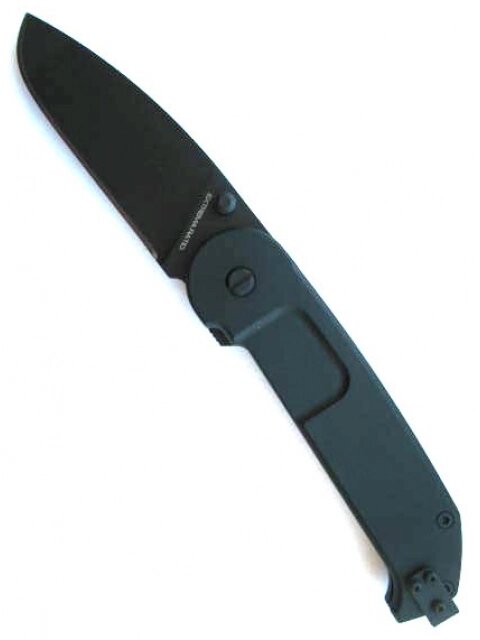 Складной нож Extrema Ratio BF2 Classic Drop Point Black, сталь Bhler N690, рукоять алюминий от компании Admi - фото 1