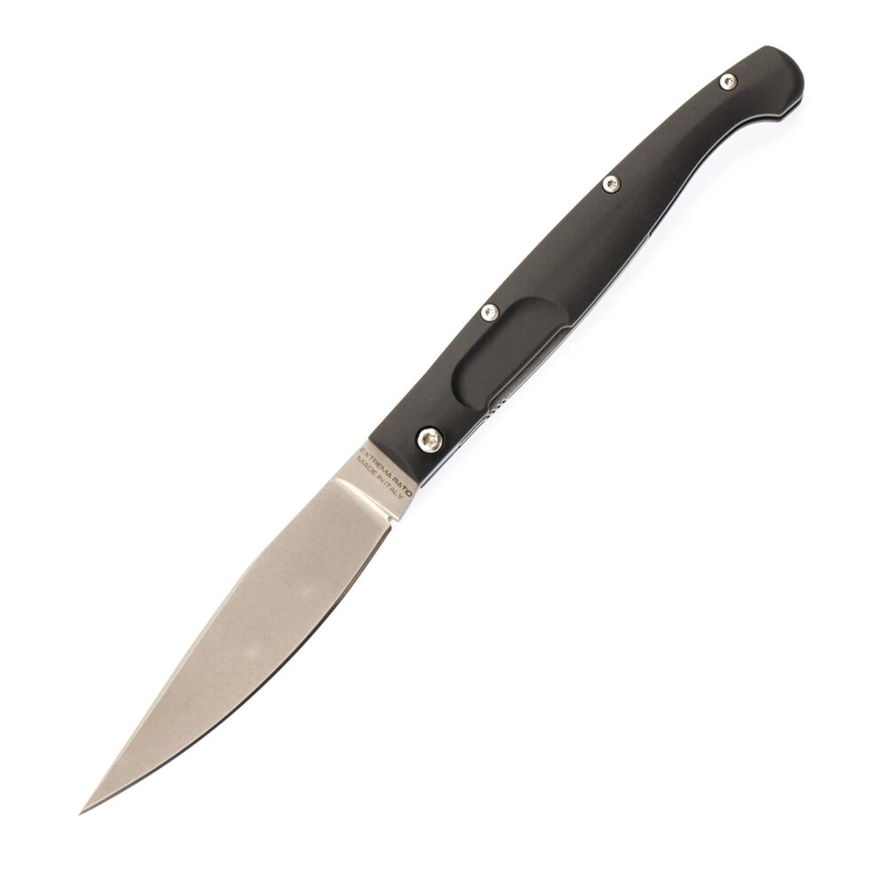 Складной нож Extrema Ratio Resolza 10, сталь N690 Stonewash, рукоять черная Anticorodal от компании Admi - фото 1