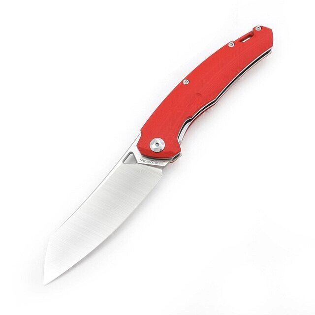 Складной нож Fat Dragon 10, сталь D2, рукоять G10, красный от компании Admi - фото 1