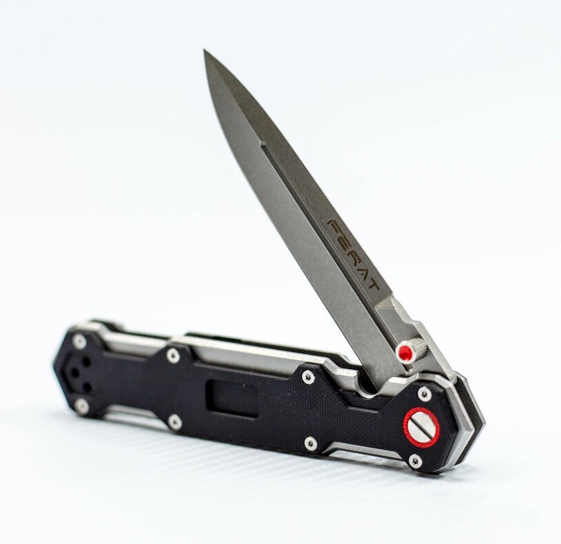 Складной нож Ferat, Stone Wash, сталь D2, Mr. Blade от компании Admi - фото 1