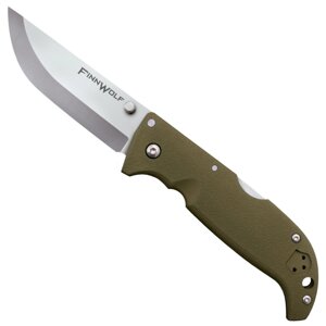 Складной нож Finn Wolf - Cold Steel 20NPF, сталь AUS 8A, рукоять Griv-Ex (высококачественный пластик), Зеленый