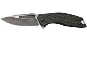 Складной нож Flourish KERSHAW 3935, сталь 8Cr13MoV BlackWash, рукоять G-10 и Carbon