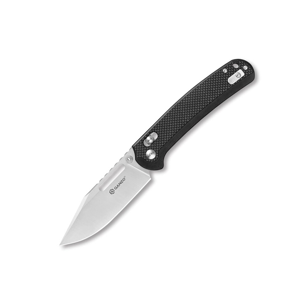 Складной нож Ganzo G768-BK, сталь D2, рукоять G10 черная от компании Admi - фото 1