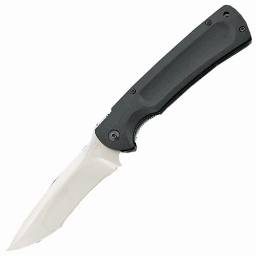 Складной нож Hikari Higo Folder, клинок сатин, сталь D2, рукоять черный G10 от компании Admi - фото 1