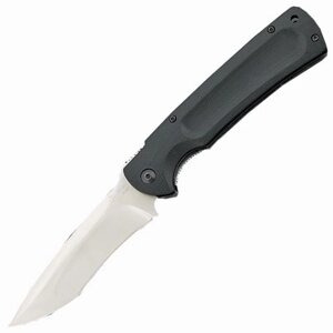 Складной нож Hikari Higo Folder, клинок сатин, сталь D2, рукоять черный G10