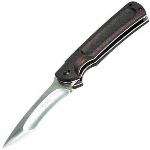 Складной нож Hikari Higo, клинок сатин, сталь VG-10, рукоять черный G10 от компании Admi - фото 1