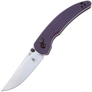 Складной нож Kizer Chili Pepper Satin, сталь 154CM, рукоять G10, фиолетовый
