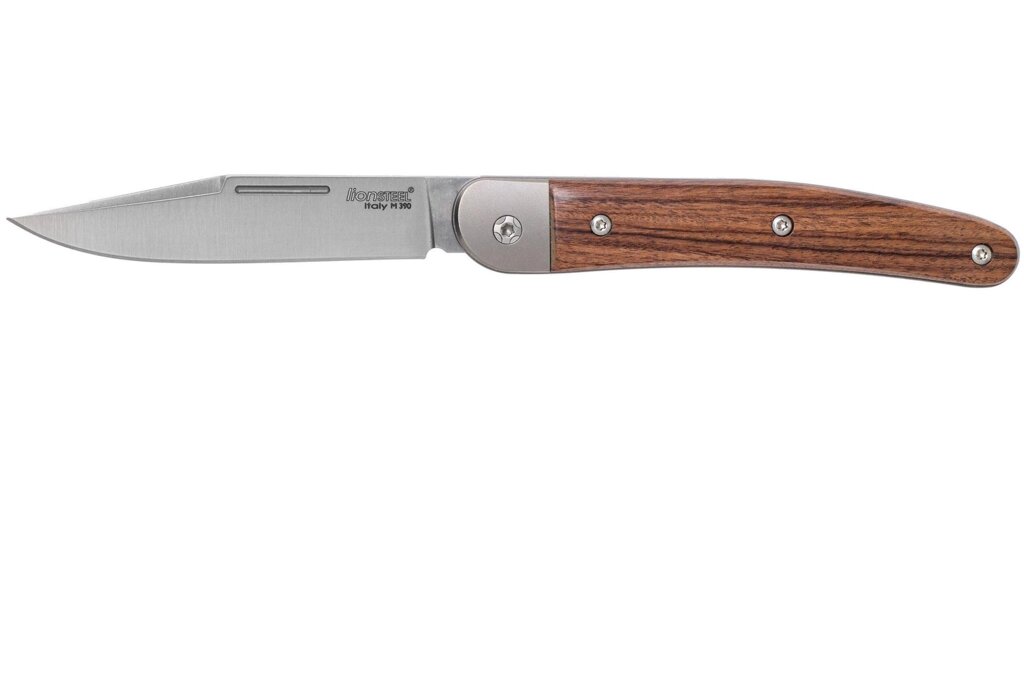 Складной нож Lionsteel Jack, сталь M390, рукоять палисандр от компании Admi - фото 1