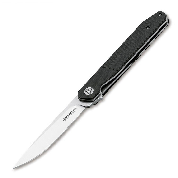 Складной нож Magnum Miyu Boker, сталь 440A Satin, рукоять стеклотекстолит G10 от компании Admi - фото 1