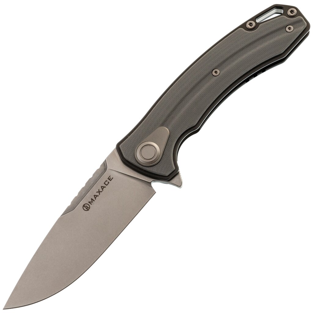 Складной нож Maxace Balance-M 2.0 Gray, сталь M390, G10 от компании Admi - фото 1