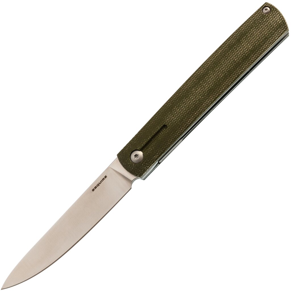 Складной нож Mr. Blade Esquire, сталь D2, микарта, зеленый от компании Admi - фото 1