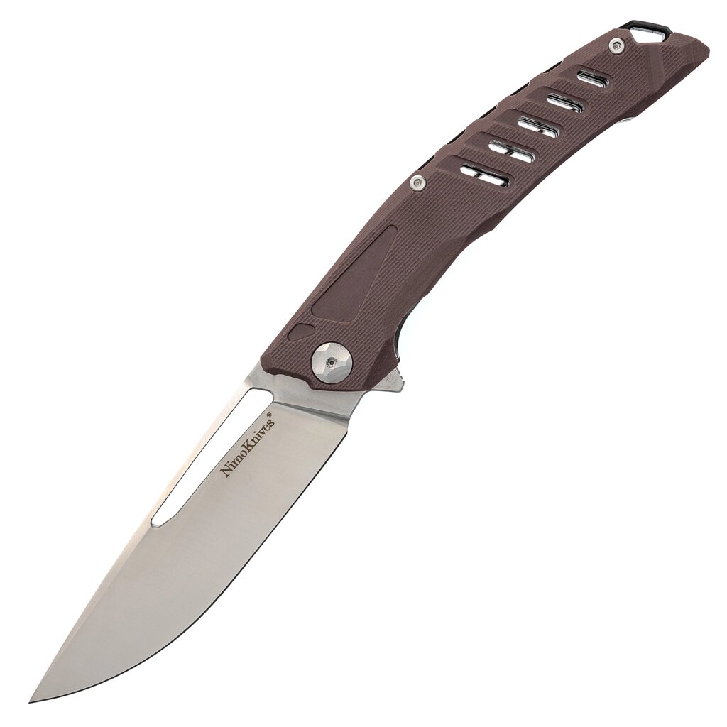 Складной нож Nimo Knives Brown, сталь D2, G10 от компании Admi - фото 1