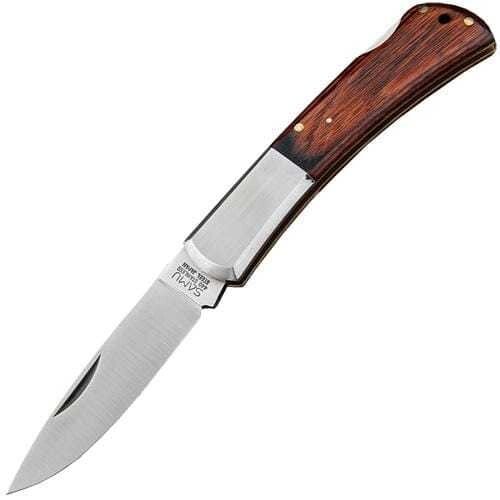 Складной нож North Man KT-374, сталь 440, рукоять стабилизированная древесина от компании Admi - фото 1