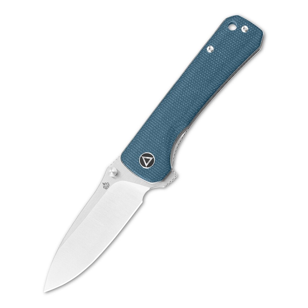 Складной нож QSP Hawk, сталь 14C28N, рукоять микарта, синий от компании Admi - фото 1