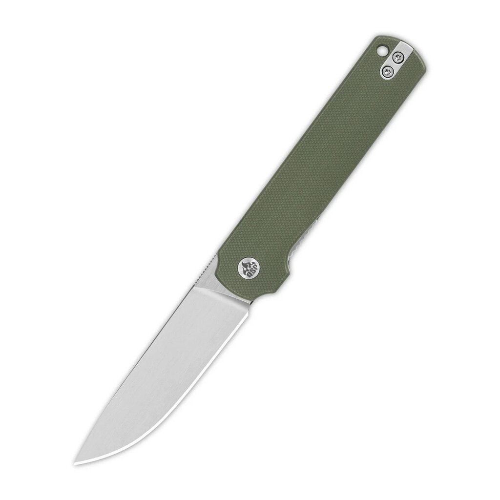 Складной нож QSP Lark, сталь Sandvik 14C28N, рукоять G10, зеленый от компании Admi - фото 1