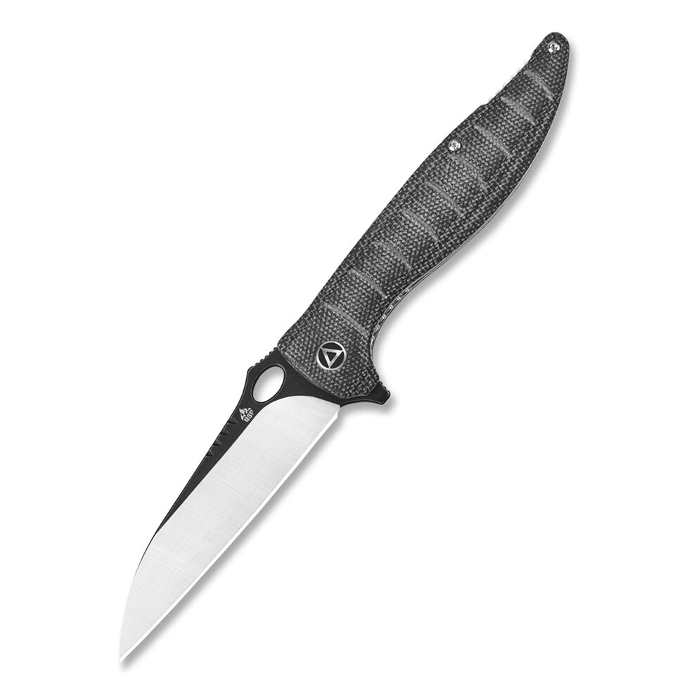 Складной нож QSP Locust, сталь 154CM, рукоять микарта, черный от компании Admi - фото 1