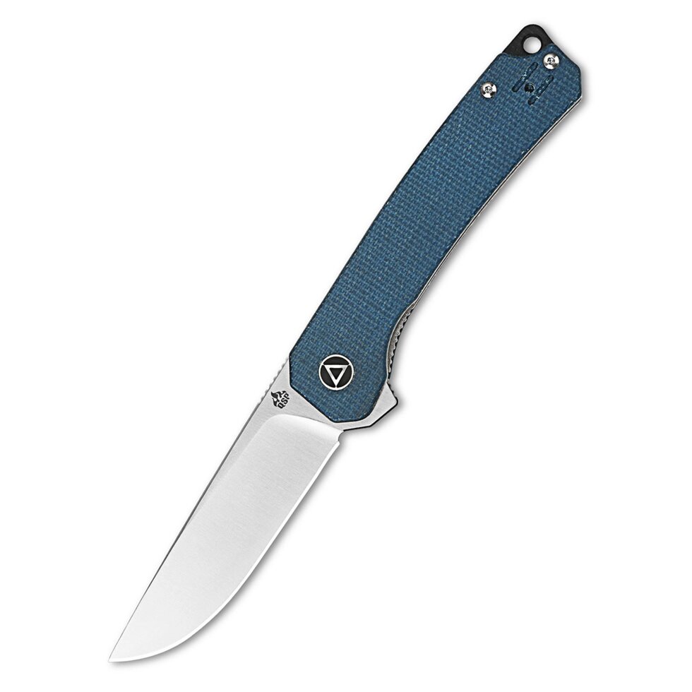 Складной нож QSP Osprey, сталь 14C28N, рукоять микарта, синий от компании Admi - фото 1