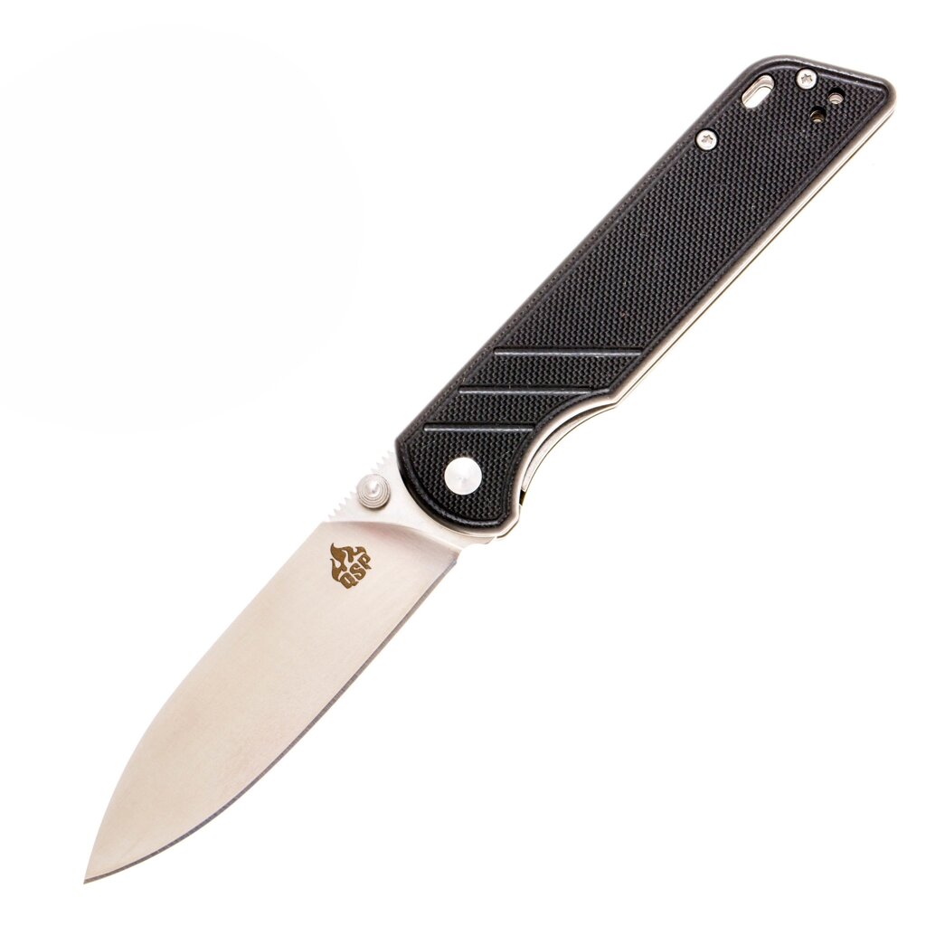 Складной нож QSP Parrot, сталь D2, рукоять G10, черный от компании Admi - фото 1