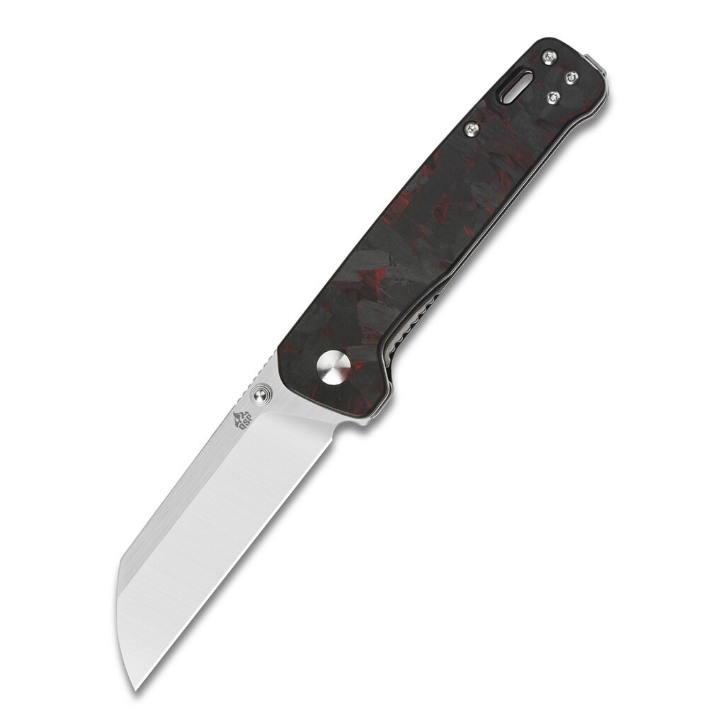 Складной нож QSP Penguin QS130-TRD, сталь D2, рукоять карбон от компании Admi - фото 1