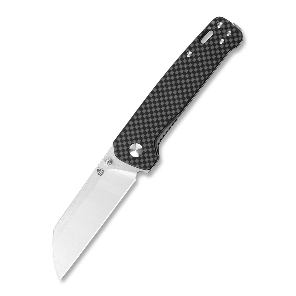 Складной нож QSP Penguin, сталь D2, рукоять микарта, черный от компании Admi - фото 1