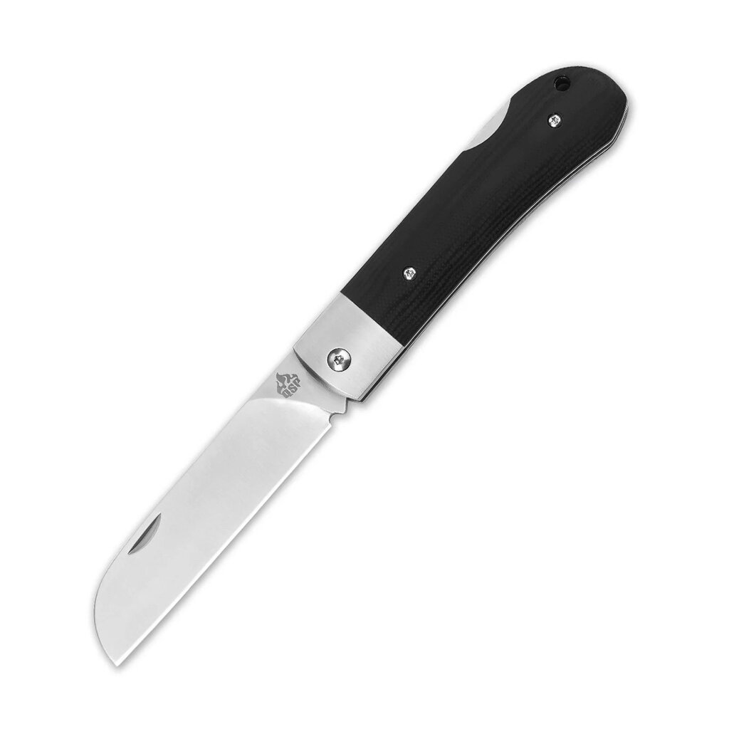 Складной нож QSP Worker, сталь 690, рукоять G10, черный от компании Admi - фото 1