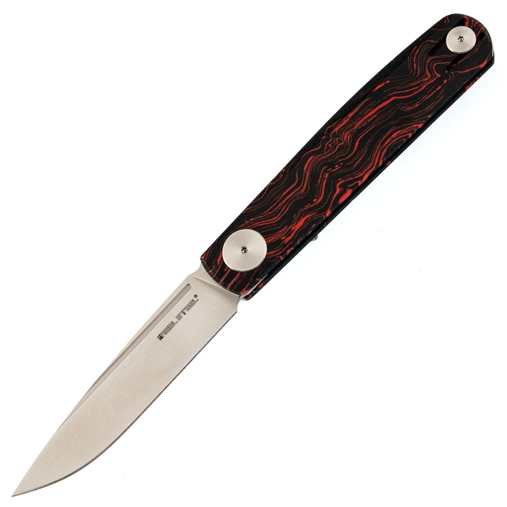 Складной нож RealSteel Gslip, сталь VG10, рукоять Damascus G10 Ocean Red от компании Admi - фото 1