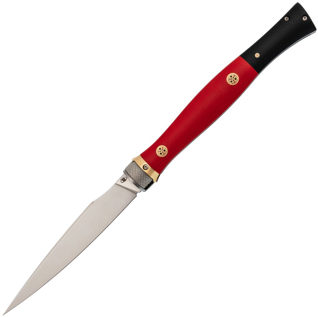Складной нож Reptilian Кабальеро-04NEW, сталь D2, рукоять G10, красный от компании Admi - фото 1