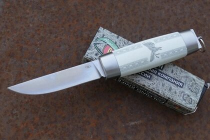 Складной нож Reptilian Ворон-01, сталь D2, рукоять G10 от компании Admi - фото 1