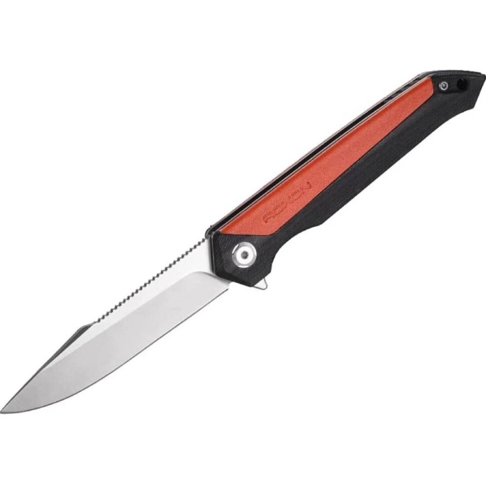 Складной нож Roxon K3, сталь D2, рукоять G10/кожа, оранжевый от компании Admi - фото 1