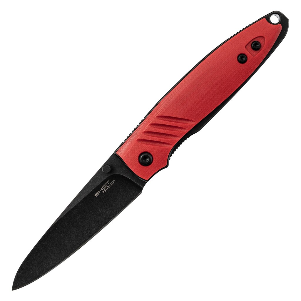 Складной нож Shot Blackwash Red, Mr. Blade от компании Admi - фото 1
