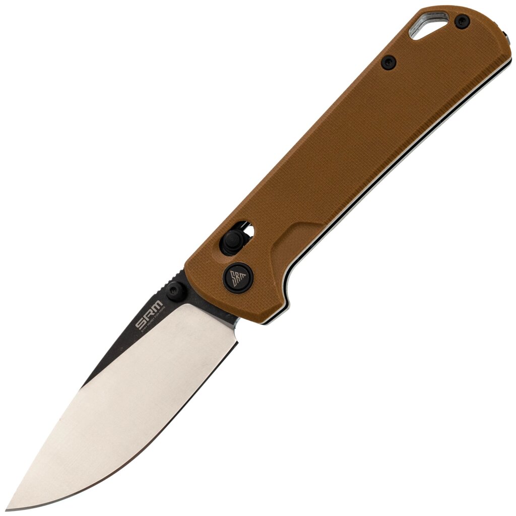 Складной нож SRM 168L-GW, сталь D2, рукоять G10 от компании Admi - фото 1