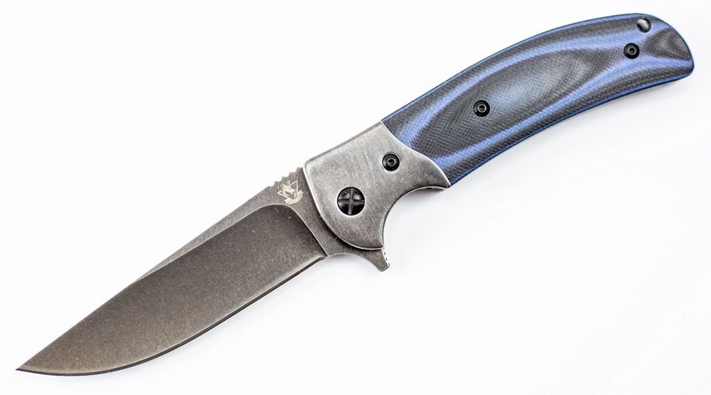 Складной нож Steelclaw Резервист, сталь D2, синий от компании Admi - фото 1