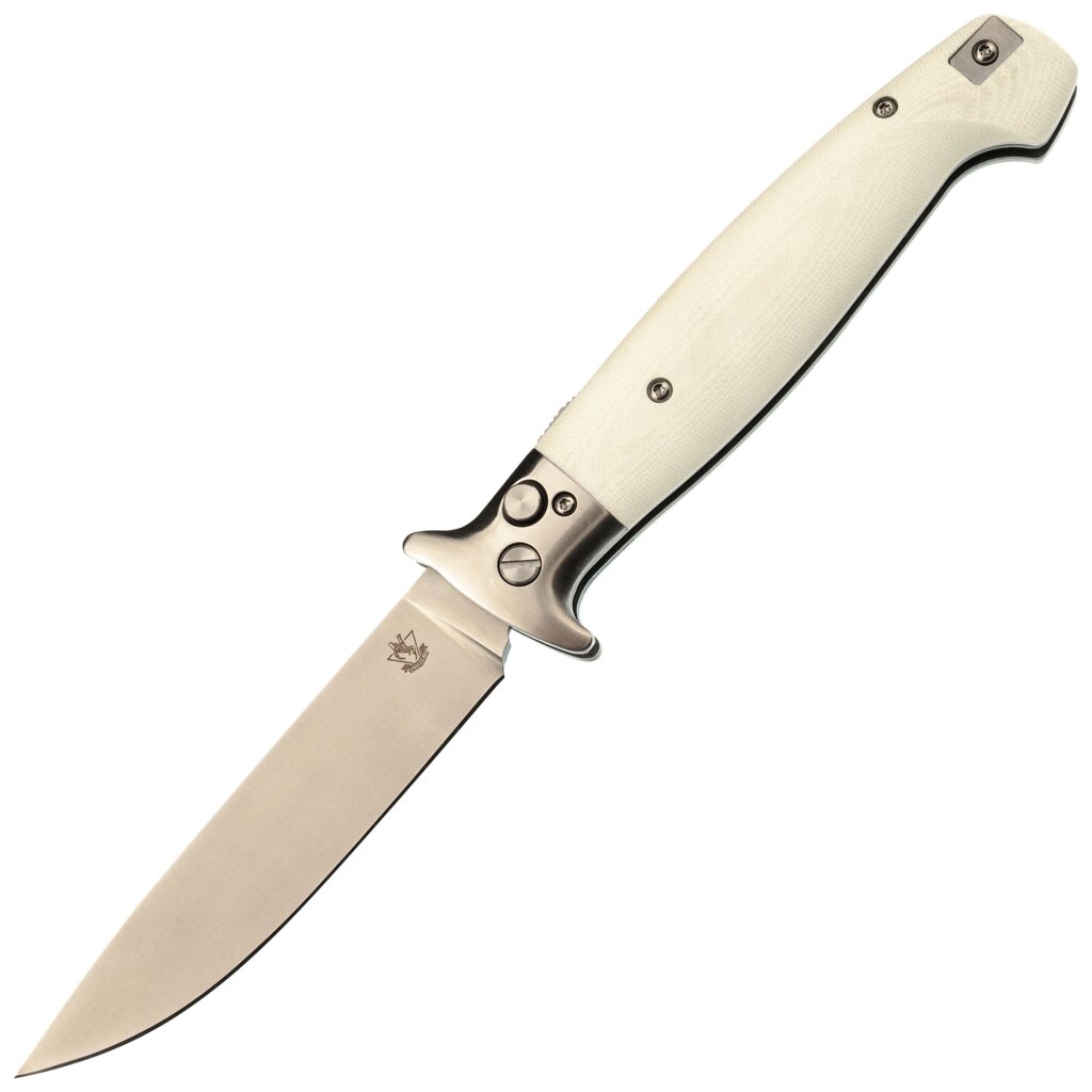 Складной нож Steelclaw "Страйк", сталь D2, рукоять G10, белый от компании Admi - фото 1
