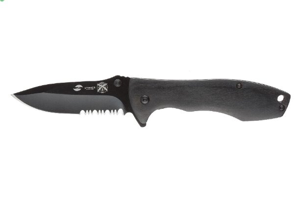 Складной нож Stinger FK-632PW, сталь 3Cr13, рукоять дерево от компании Admi - фото 1
