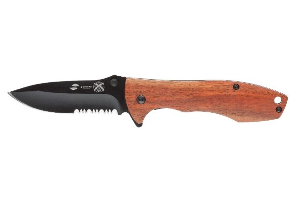 Складной нож Stinger FK-632SW, сталь 3Cr13, рукоять дерево от компании Admi - фото 1