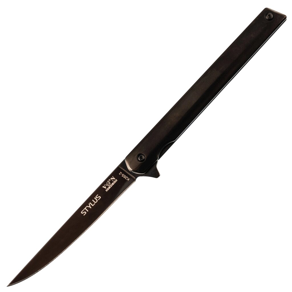 Складной нож Stylus, черный, Viking Nordway от компании Admi - фото 1