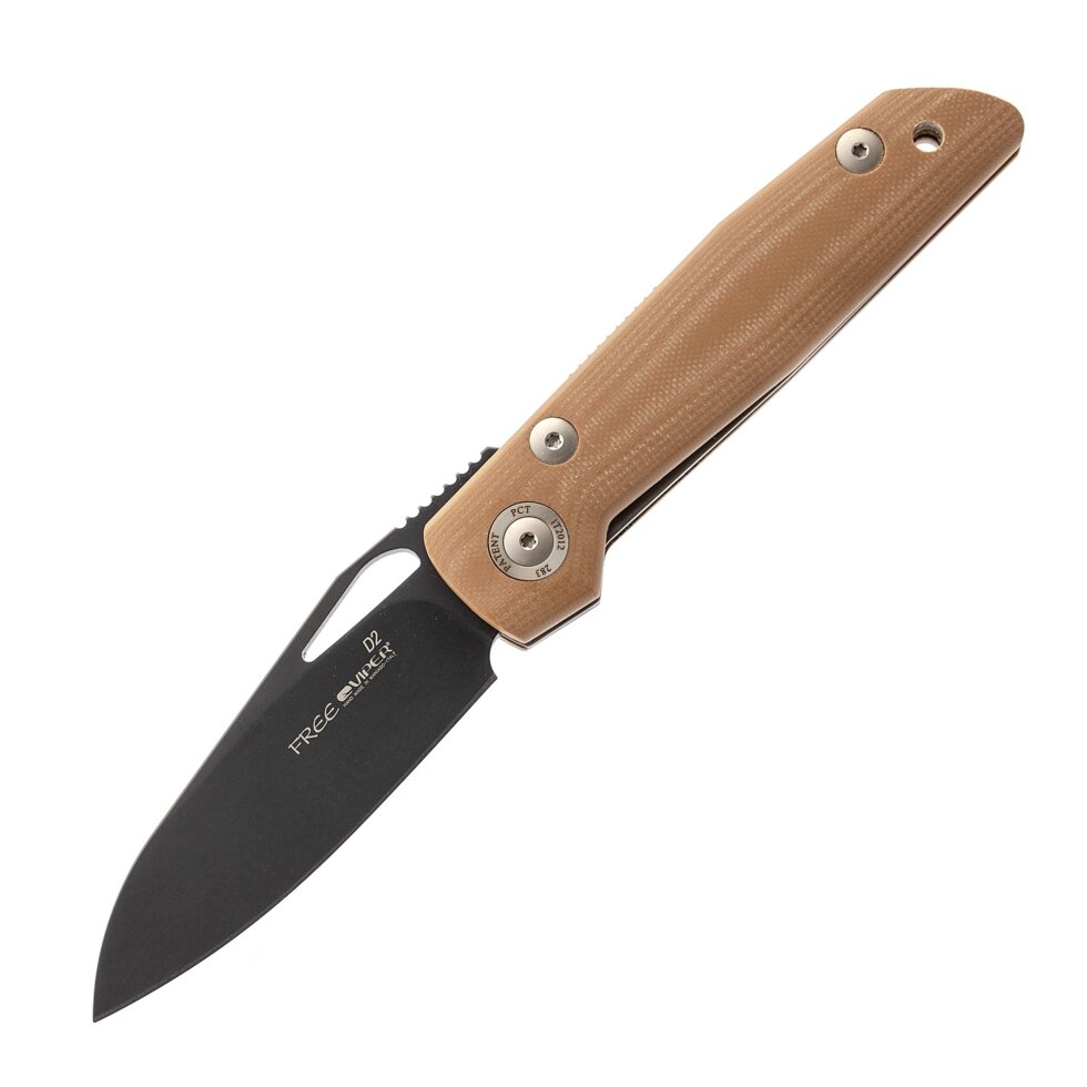 Складной нож Viper Free, сталь D2, Brown G10 от компании Admi - фото 1